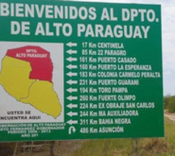Alto Paraguay con emergencia departamental  - Paraguay.com