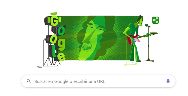 Google dedica su "doodle" a Luis Alberto Spinetta, mito del rock argentino » Ñanduti