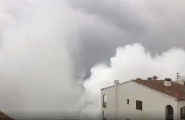 Olas de hasta 10 metros se han registrado en España producto de la violenta tormenta Gloria - SNT