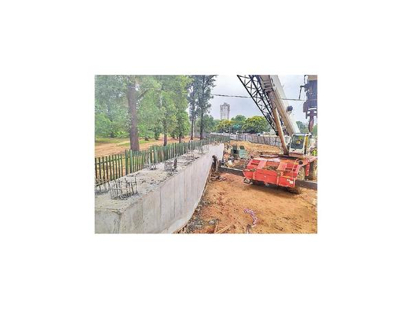 Montarán dinteles de viaducto en la zona del Jardín Botánico