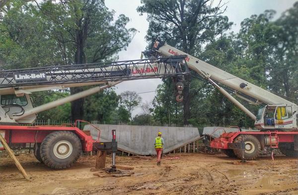 Corredor Vial Botánico: Se montarán los dinteles del viaducto de 460 metros