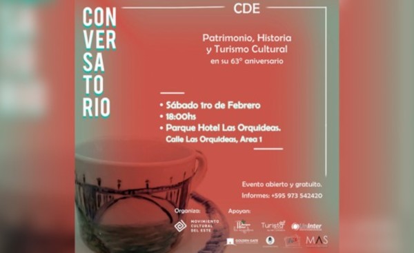 Invitan a un conversatorio por el 63° Aniversario de CDE