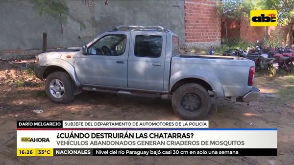 ¿Cuándo destruirán las chatarras? - ABC Noticias - ABC Color