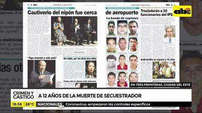 A 12 años de la muerte de secuestrador - Parte 2/2 - Crimen y castigo - ABC Color