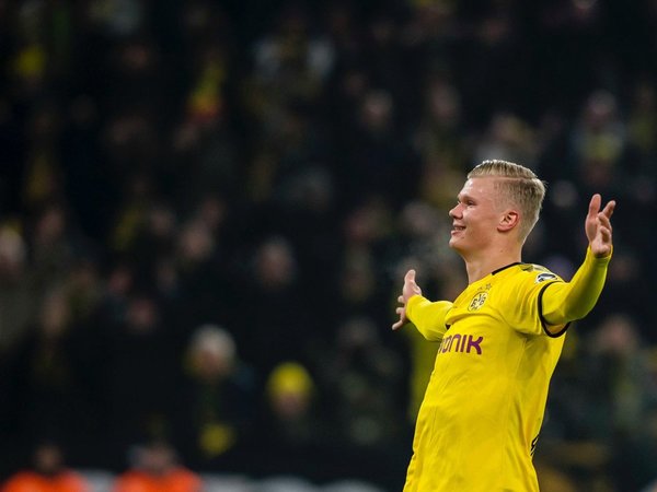 Haaland volvió a aparecer en la victoria del Dortmund ante Colonia