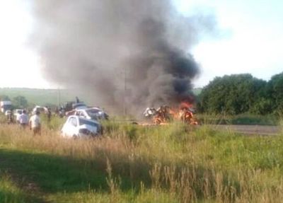 Cuádruple choque deja dos fallecidos en Misiones