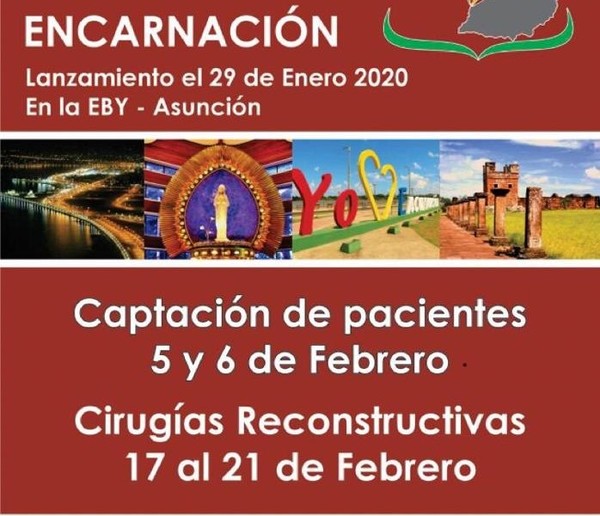 Jornadas de cirugías reconstructivas con apoyo de la EBY