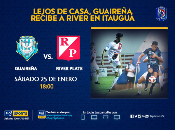 Previa del partido Guareña vs. River Plate