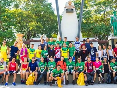 Harán correr a la basura con segunda edición de plogging en Coronel Oviedo