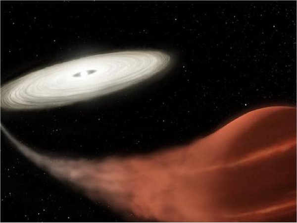 Detectan una estrella "vampiro" a unos 3.000 años luz de la Tierra
