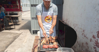 Preso se luce con sus ricos asaditos