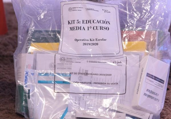 MEC ya entregó en 100% de los kits escolares en San Pedro