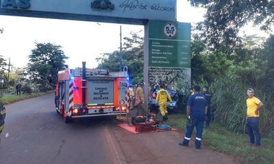 Joven muere en violento accidente de tránsito