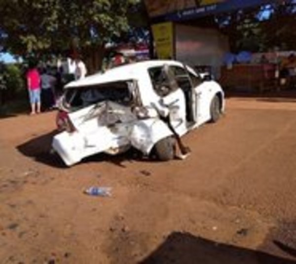 Varios heridos tras choque en cadena en Minga Guazú - Paraguay.com