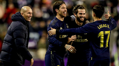 Nacho le da la victoria y la punta al Real Madrid