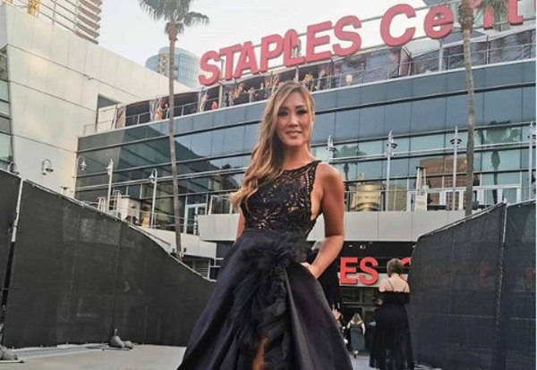 Yolanda Park estuvo en la entrega de los premios Grammys