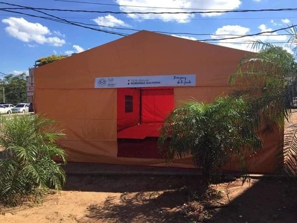 En hospital de San Lorenzo habilitan carpa climatizada para atender pacientes con síntomas de dengue | .::Agencia IP::.