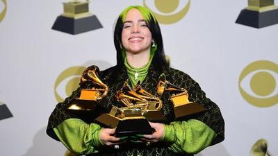 Billie Eilish fue la gran ganadora de la noche en los Grammys 2020