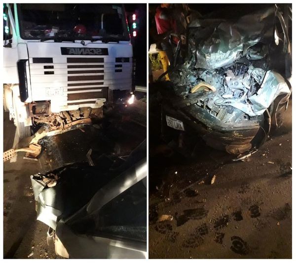 Un fallecido tras choque frontal en Yaguarón - Nacionales - ABC Color