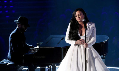 Mirá la conmovedora presentación y regreso de Demi Lovato a los escenarios en los Grammys