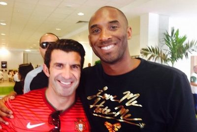 Cristiano y Figo caen en blooper ante la muerte de Kobe
