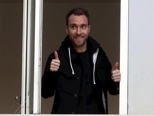 Eriksen llega a Milán para fichar por el Inter