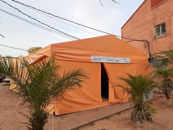 San Lorenzo: habilitan carpa climatizada para pacientes con síntomas de dengue