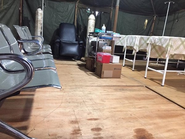 Hospital Regional de San Lorenzo habilita carpa para atención a pacientes con dengue - .::RADIO NACIONAL::.