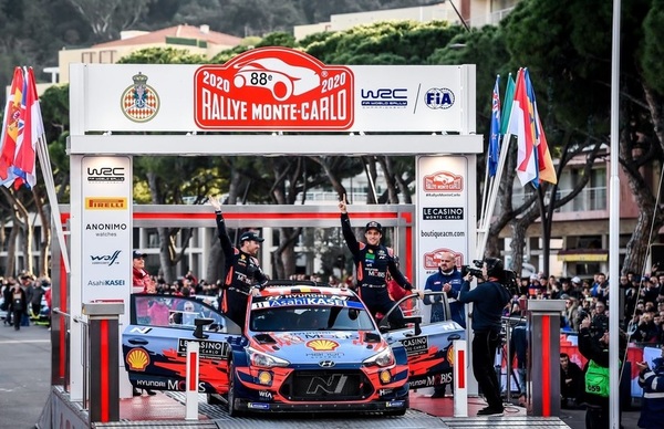 WRC2020: Thierry Neuville fue el mejor en Montecarlo