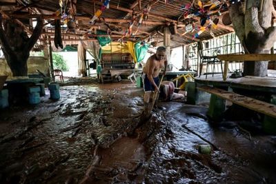 Desolación en la zona arrasada por el temporal