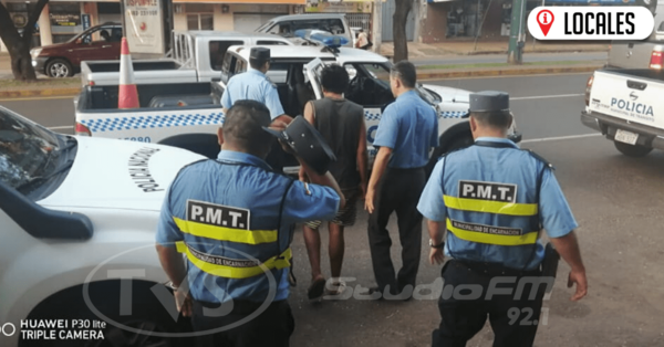 Violento limpiavidrios fue sacado de circulación por agentes de la PMT