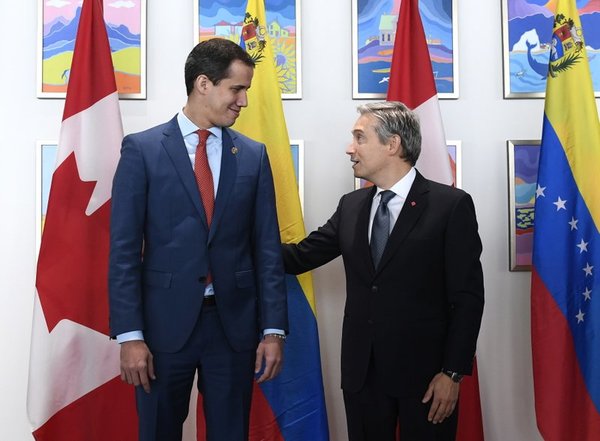 Juan Guaidó busca apoyo en Canadá