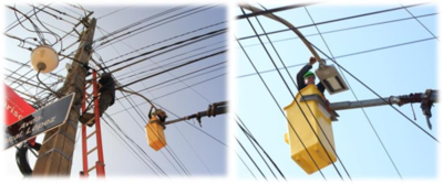 ANDE moderniza sistema de iluminación pública en acceso al microcentro - .::RADIO NACIONAL::.