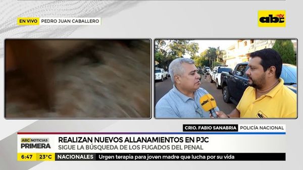 Realizan nuevos allanamientos en PJC - ABC Noticias - ABC Color
