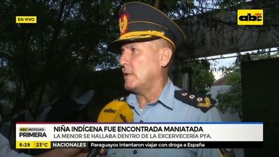 Niña indígena fue encontrada maniatada - ABC Noticias - ABC Color