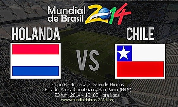Holanda vs Chile en vivo mundial brasil 2014 (Hora, Previa, Alineaciones) - PARAGUAYPE.COM