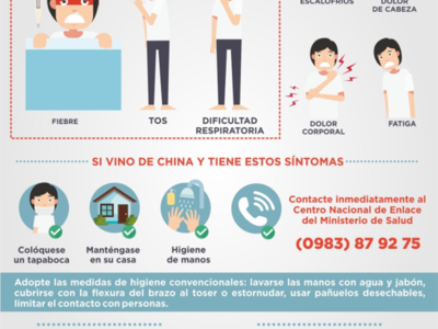 Ministerio de Salud establece medidas de protección y prevención ante brote de coronavirus