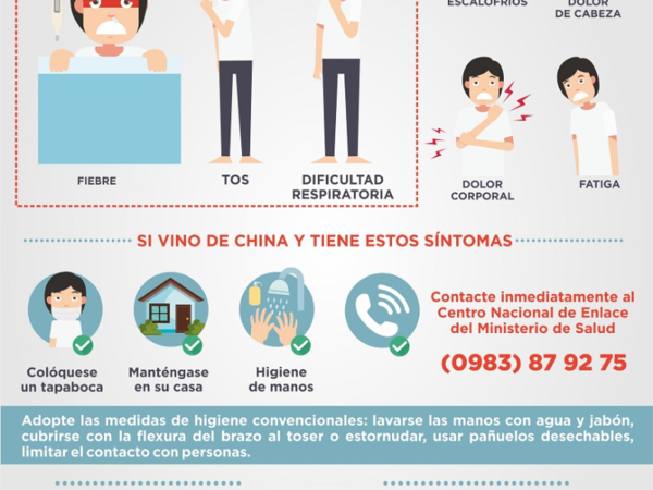 Ministerio de Salud establece medidas de protección y prevención ante brote de coronavirus