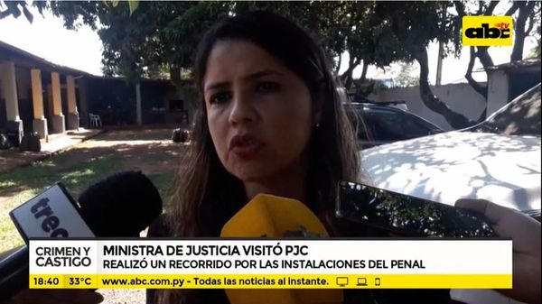 Ministra de Justicia visitó Pedro Juan Caballero - Crimen y castigo - ABC Color