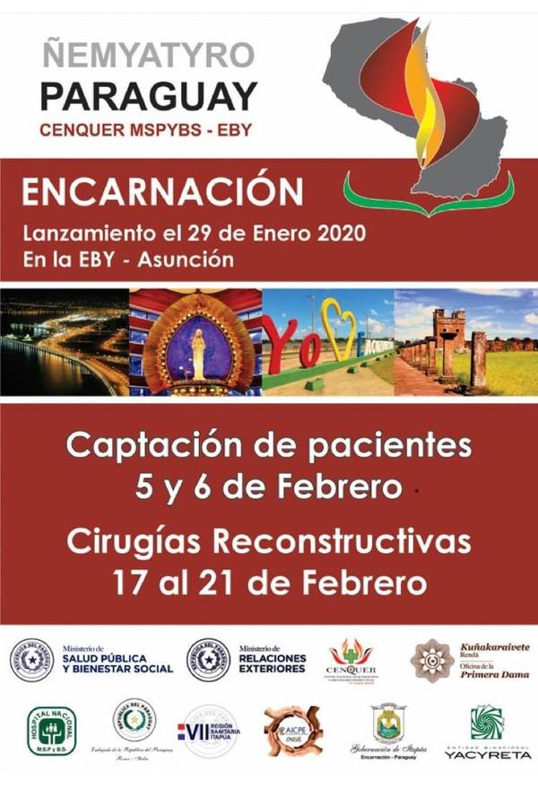 Gobierno organiza jornadas para realizar 250 cirugías reconstructivas