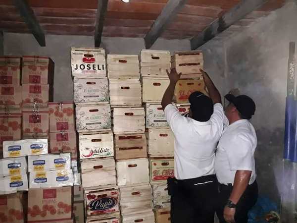Incautan presunto contrabando en Itá Enramada - ADN Paraguayo
