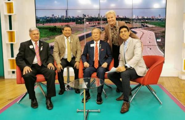Líder mundial del Club de Leones visita Paraguay - SNT