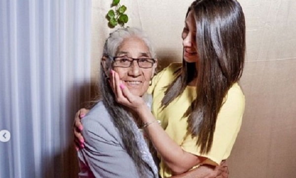 Rocío Adorno celebró los 80 años de su abuela