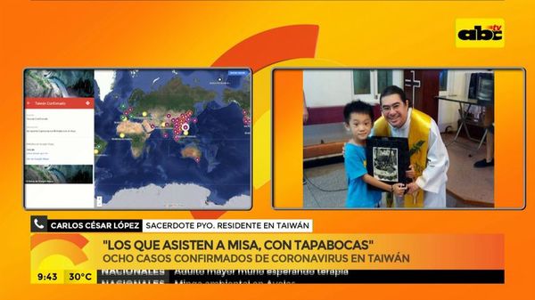 #CoronaVirus Padre Carlos César López - Paraguayo en Taiwán  - Media mañana - ABC Color