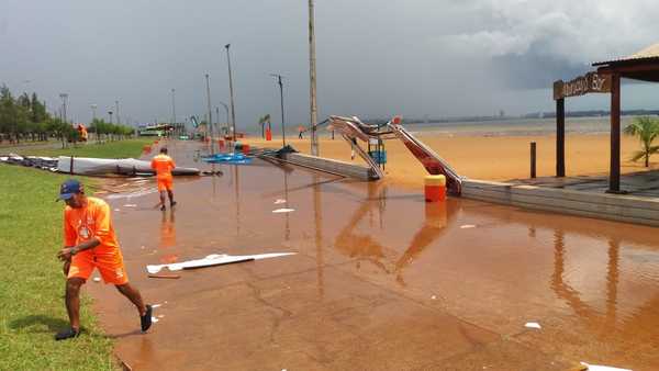 Encarnación se levanta tras el temporal » Ñanduti