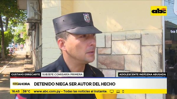 Detenido niega ser autor del hecho - ABC Noticias - ABC Color