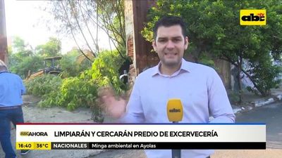 Limpiarán y cercarán predio de excervecería - ABC Noticias - ABC Color