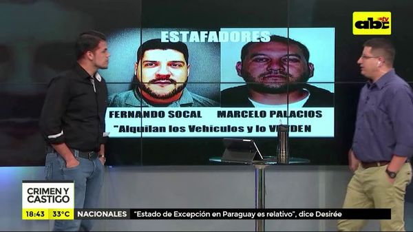 Detienen a supuesto estafador - Crimen y castigo - ABC Color