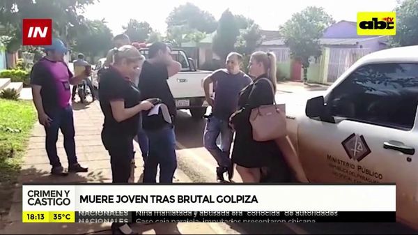 Muere joven tras brutal golpiza - Crimen y castigo - ABC Color