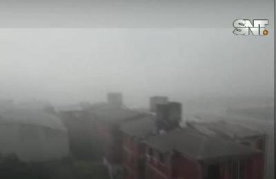 Destrozos tras temporal en Encarnación - SNT